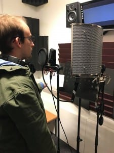 ADR with the narrator 